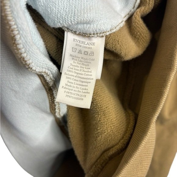 Everlane Track Oversized Crewneck Color-block Sweatshirt Size XS - Picture 5 of 9